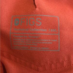 Figs Technical Collection pants in Bold rust